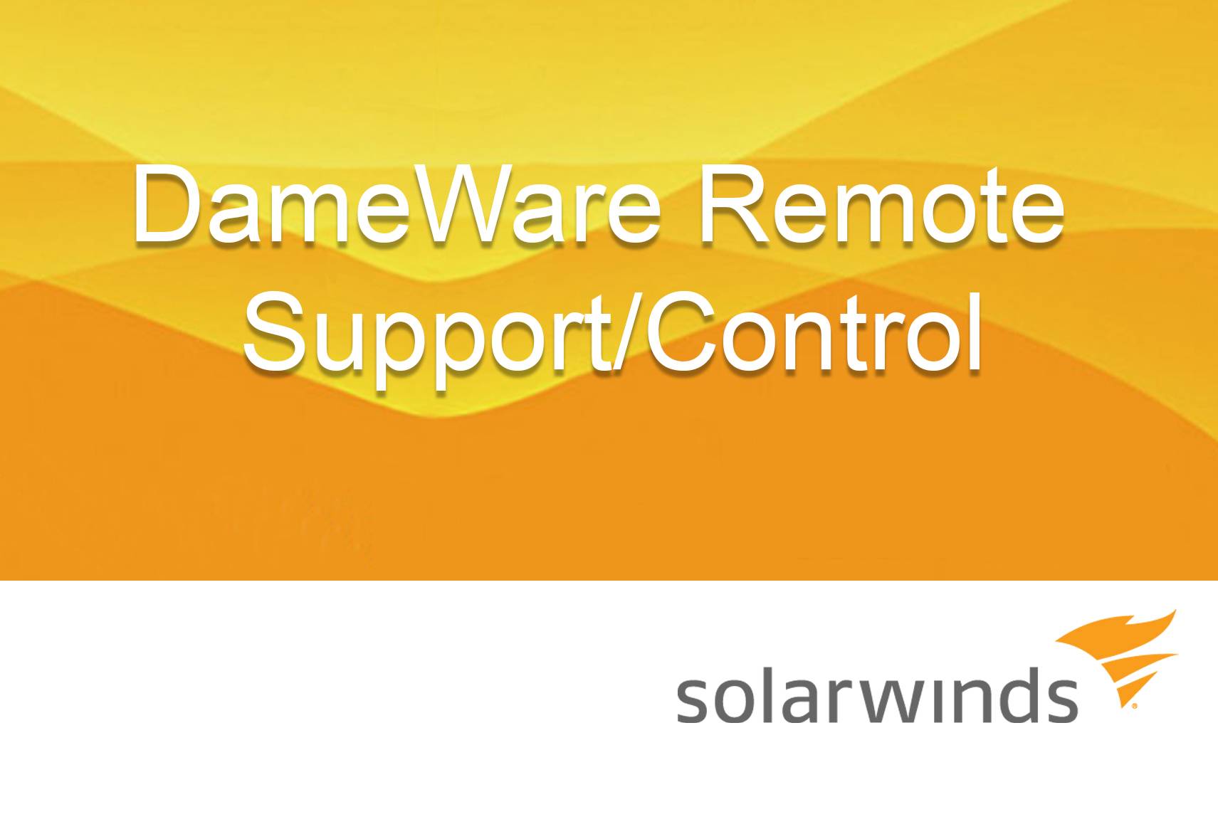 solarwinds dameware mini remote control per technician license
