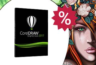 На подписку CorelDRAW Graphics Suite 2017 скидка -20%! 